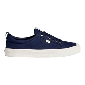 Cariuma Sneakers Women Size 7.5 Oca Low Shadow Blue Canvas Lace Up Casual Shoes‎